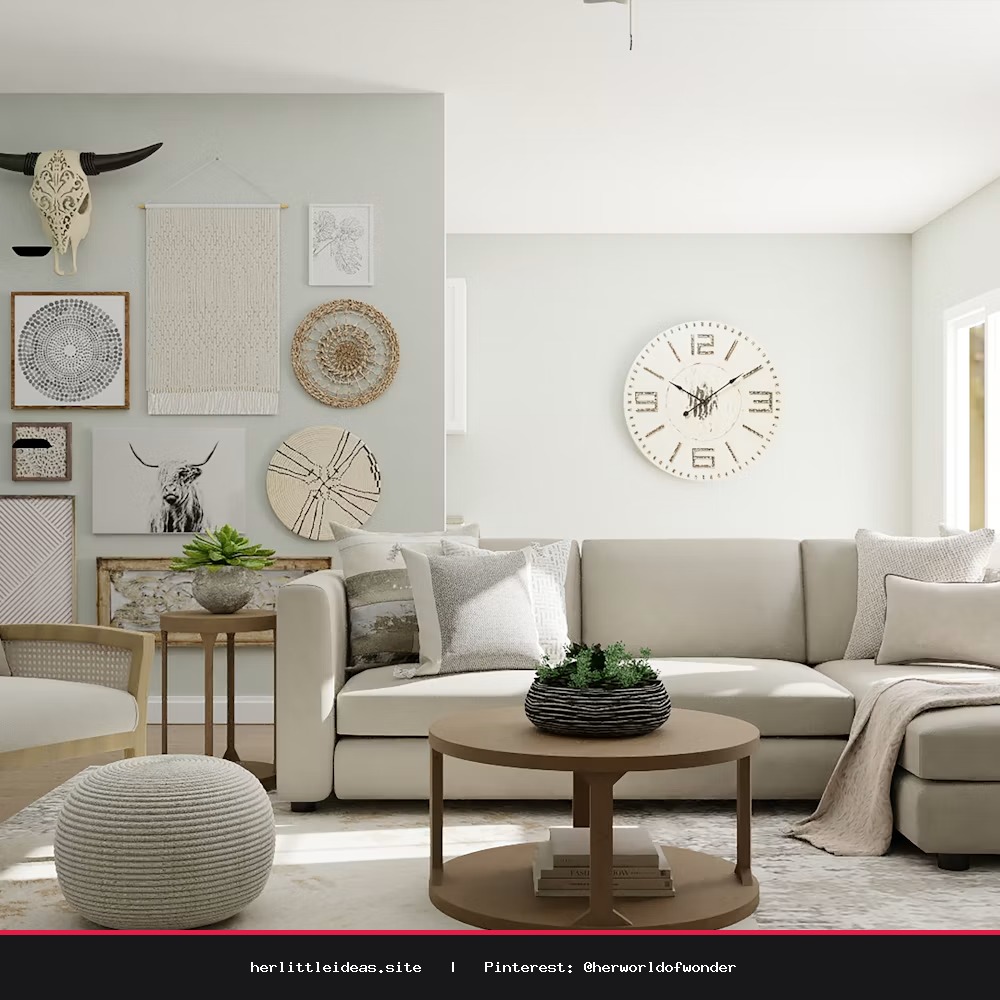 Close-up of cozy textures and minimalist decor in a Scandinavian style living room.